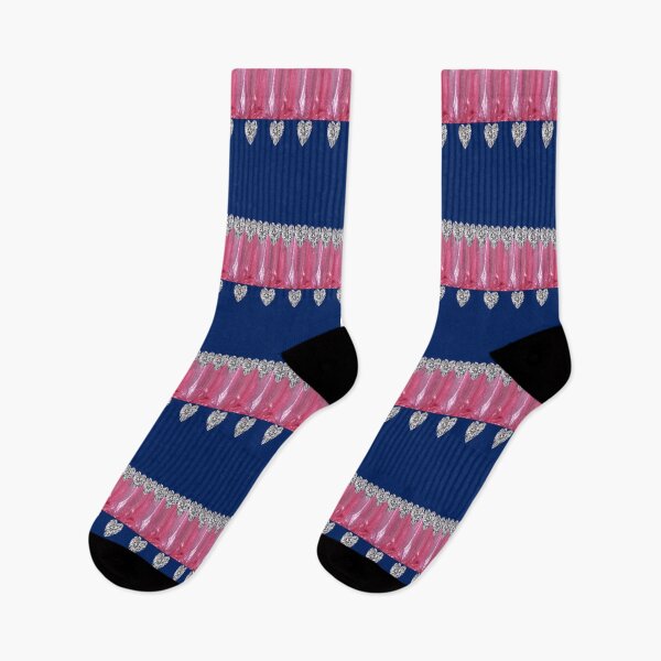 Item preview, Diamonds, Metallic Pink and Blue print designed and sold by Vicky Rodden.