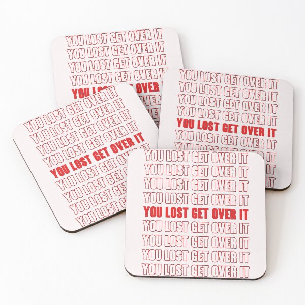 Item preview, You Lost Get Over It - Cool Clean Anti Trump Text Outline  designed and sold by leo121687.