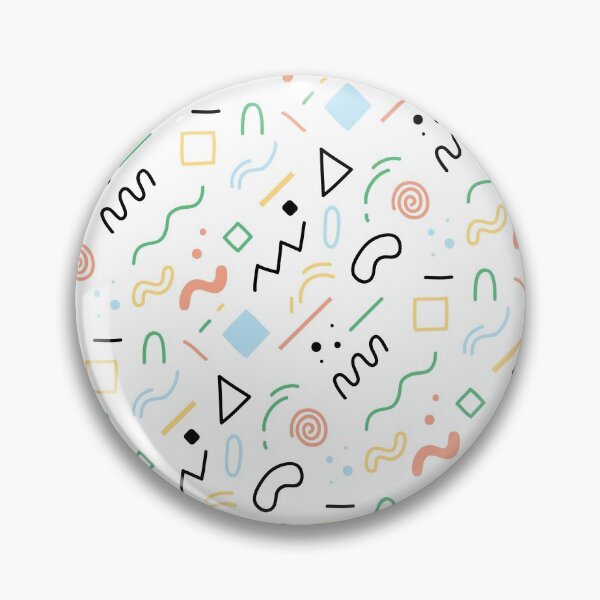 Item preview, Contemporary Feminine Colorful Abstract Shapes Pattern designed and sold by GeekHeadDesigns.