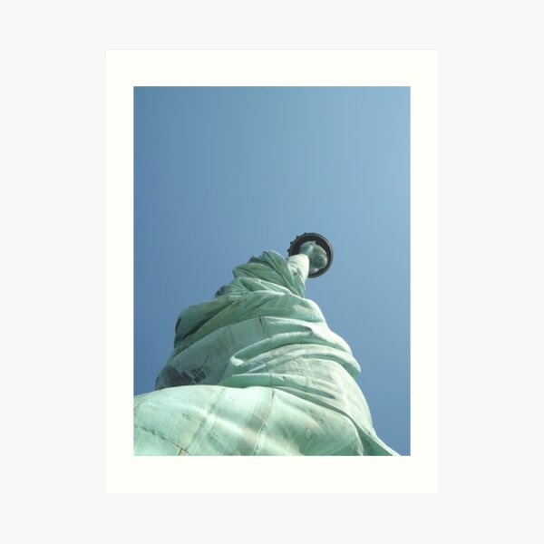 Statue of Liberty Detail, Statue of Liberty, Liberty Island Art Print