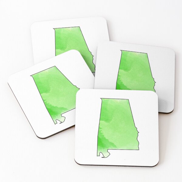 Item preview, Green Watercolor Alabama Graphic designed and sold by karinnem.