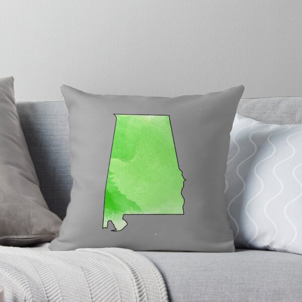 Item preview, Green Watercolor Alabama Graphic designed and sold by karinnem.