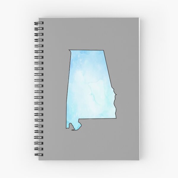 Item preview, Blue Watercolor Alabama Shape Graphic designed and sold by karinnem.