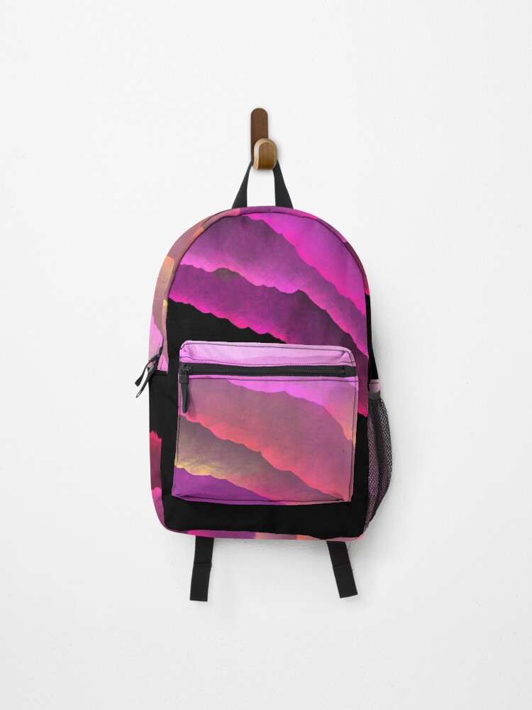 Thumbnail 1 of 3, Backpack, Pink Geode designed and sold by reb-designz.