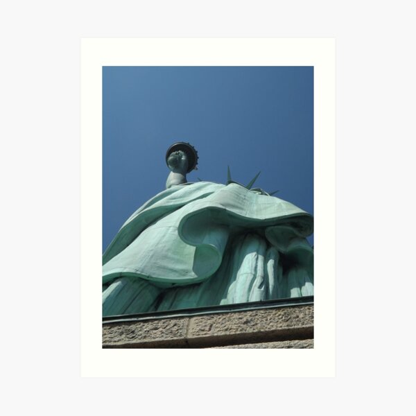 Statue of Liberty Detail, Statue of Liberty, Liberty Island Art Print