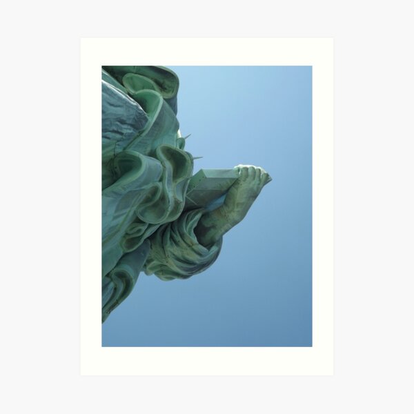 Statue of Liberty Detail, Statue of Liberty, Liberty Island Art Print