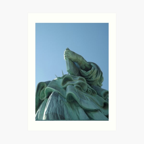 Statue of Liberty Detail, Statue of Liberty, Liberty Island Art Print