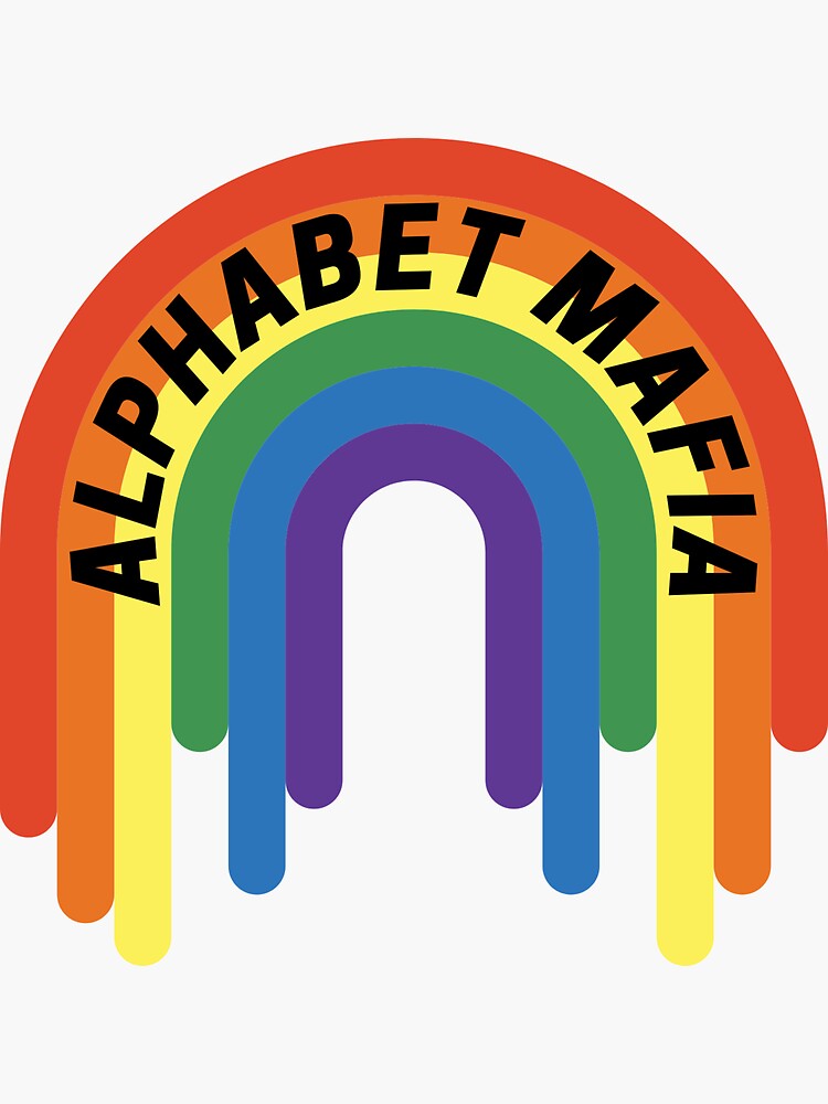 "alphabet mafia" Sticker by quinneleri | Redbubble