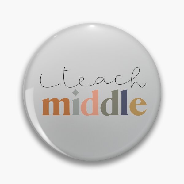 Item preview, I Teach Middle School - Teacher  designed and sold by tofumofo.