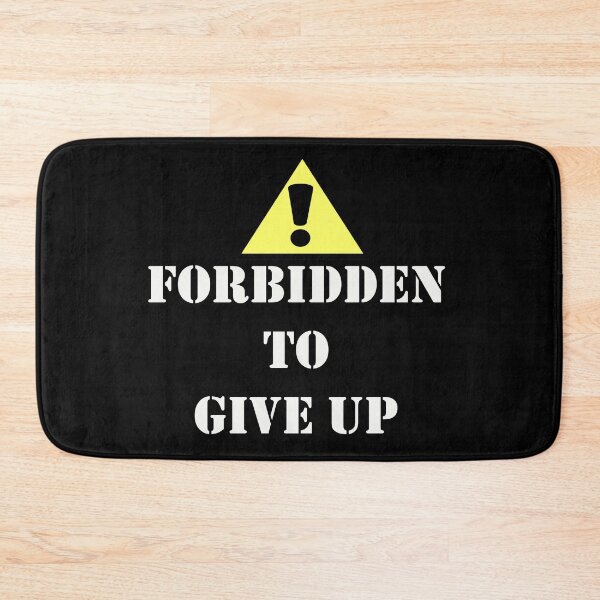 Item preview, Forbidden to give up designed and sold by JirehShop.