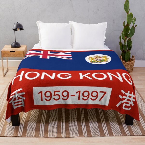 Item preview, British Hong Kong Flag 1959-1997 (White) designed and sold by BunnyPrinceDegn.