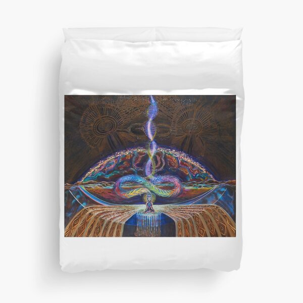 Rainbow Activated DNA Duvet Cover