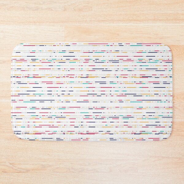 Item preview, Sophisticated Contemporary Elegant Morse Code Horizontal Line Pattern designed and sold by GeekHeadDesigns.