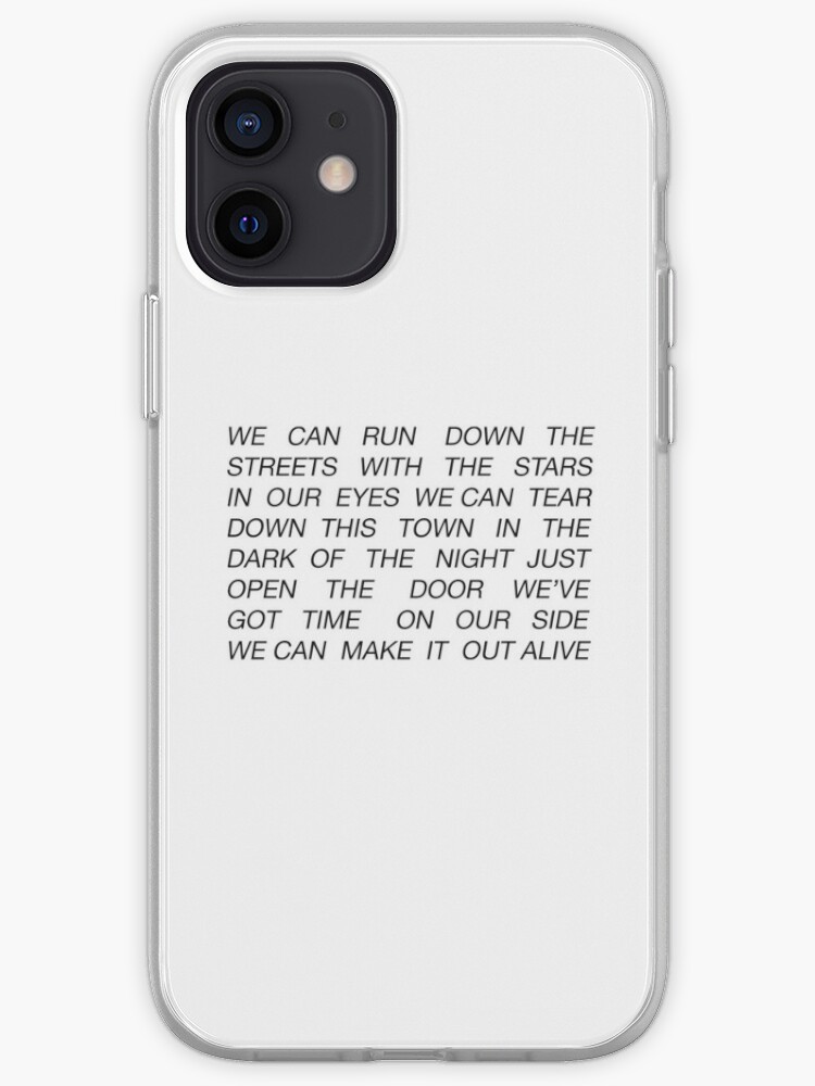 Unpredictable Lyrics Iphone Case Cover By Bluehorizon Redbubble