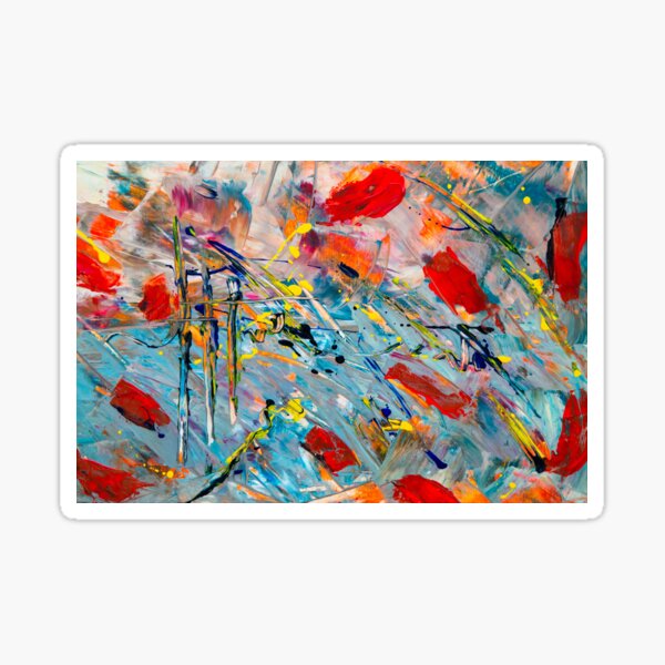The flower art Sticker