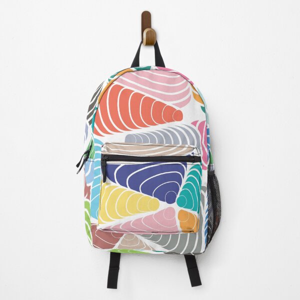 Item preview, Colorful and Vibrant Unique Abstract Swirling Cones Seashell Pattern designed and sold by GeekHeadDesigns.