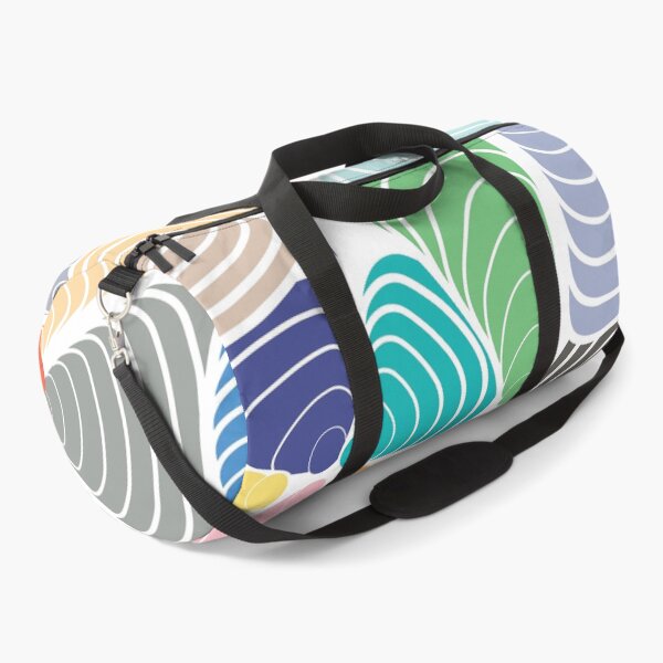 Item preview, Colorful and Vibrant Unique Abstract Swirling Cones Seashell Pattern designed and sold by GeekHeadDesigns.