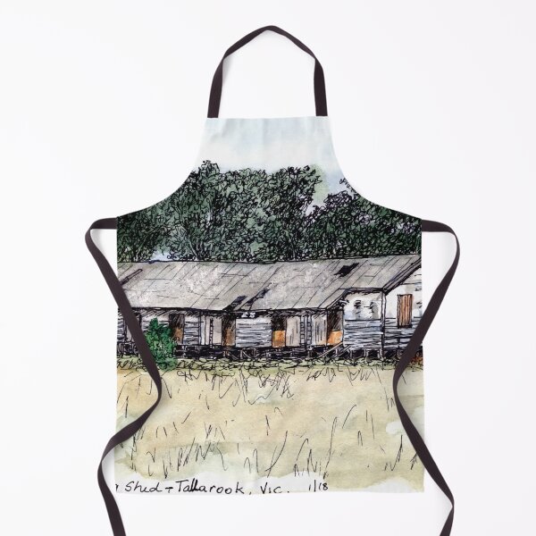 Item preview, Australian Scene - Shearing shed - Tallarook, Vic, Aus. designed and sold by Anne Huth.