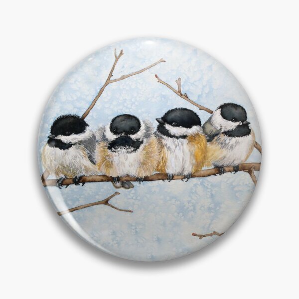 Item preview, Group of Black Capped Chickadees designed and sold by AlaskaArtist.