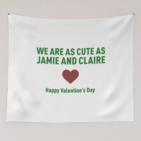 Item preview, We Are as Cute As Jamie and Claire (Valentine's Day Special) - Frasers Colors designed and sold by FilipeFerreira.