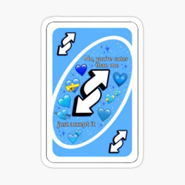 Uno Game Stickers Redbubble - uno reverse card roblox decal