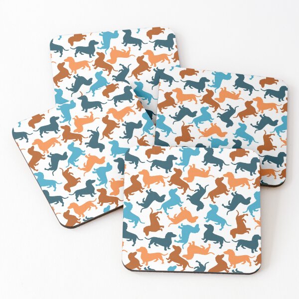Item preview, Wire Hair Dachshund wiener dog Pattern Sausage Dog designed and sold by Spaceshipsells.
