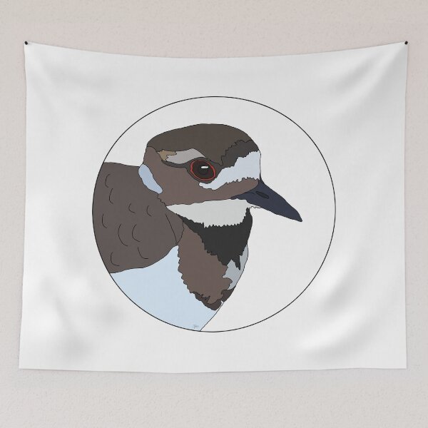 Item preview, Killdeer Plover Illustration designed and sold by stephaniepeters.