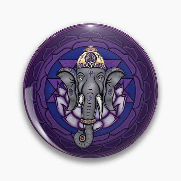 Item preview, Ganesh,Lotus and the Shi yantra designed and sold by Caummon Thread.