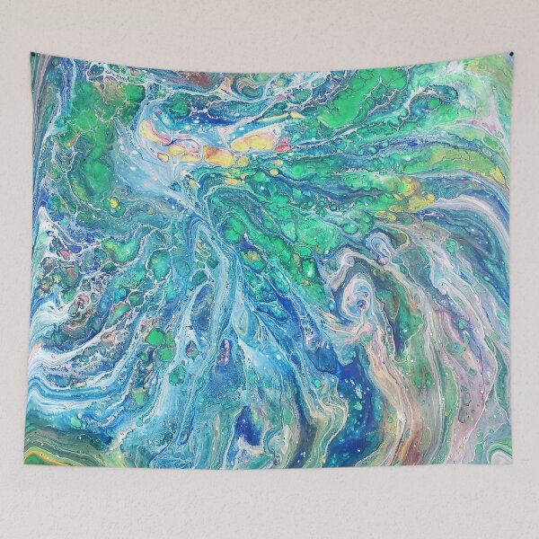 Item preview, Extraterrestrial - Abstract - Fluid art - galaxy designed and sold by crgart.
