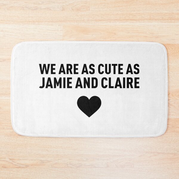 Item preview, We Are as Cute As Jamie and Claire - Black designed and sold by FilipeFerreira.