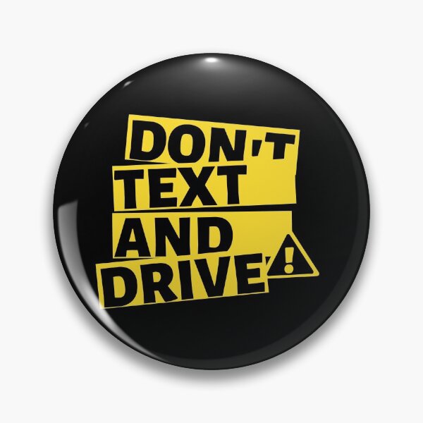 Item preview, Don't Text and Drive Safety Black Yellow designed and sold by RONZk.