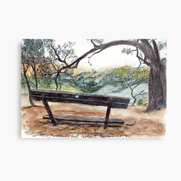 Australian Scene - Murchisons Gap Lookout, Vic, Aus. Metal Print