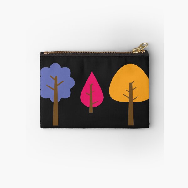 Aperçu de l'œuvre Trois arbres abstraits | Fond noir créée et vendue par simpleones.