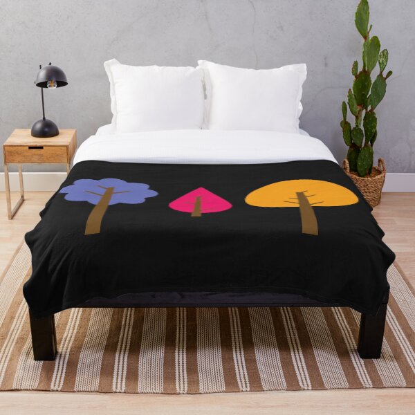 Item preview, Three Abstract Trees | Black Background designed and sold by simpleones.