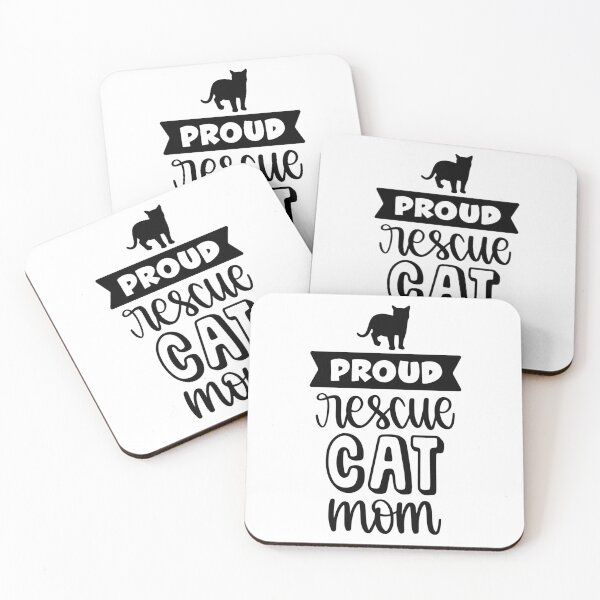 Item preview, Proud Rescue Cat Mom designed and sold by adametzb.