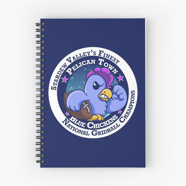 Item preview, Stardew Valley-Pelican Town Blue Chickens National Gridball Champions designed and sold by kitkatka.