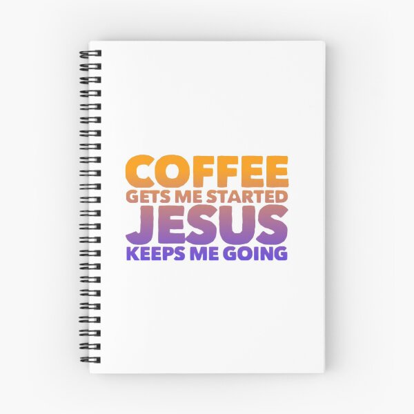 Item preview,  Coffee Get Me Started Jesus Keeps Me Going designed and sold by loveoceanair.