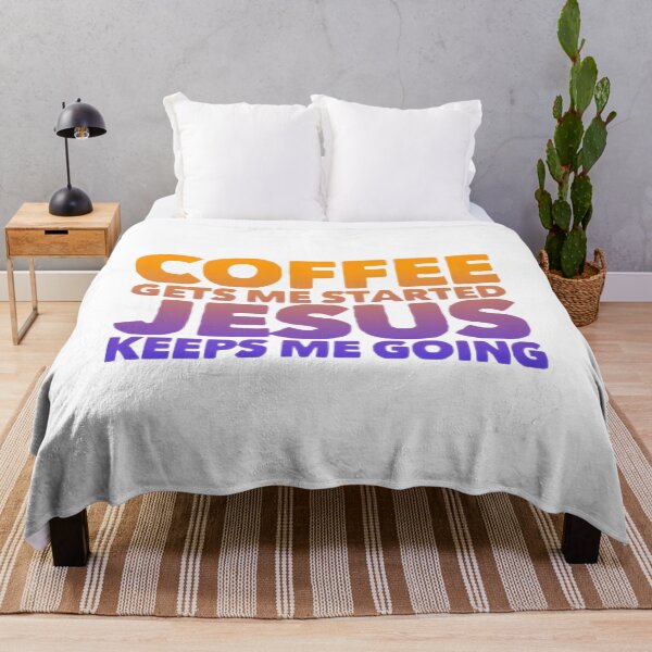 Item preview,  Coffee Get Me Started Jesus Keeps Me Going designed and sold by loveoceanair.