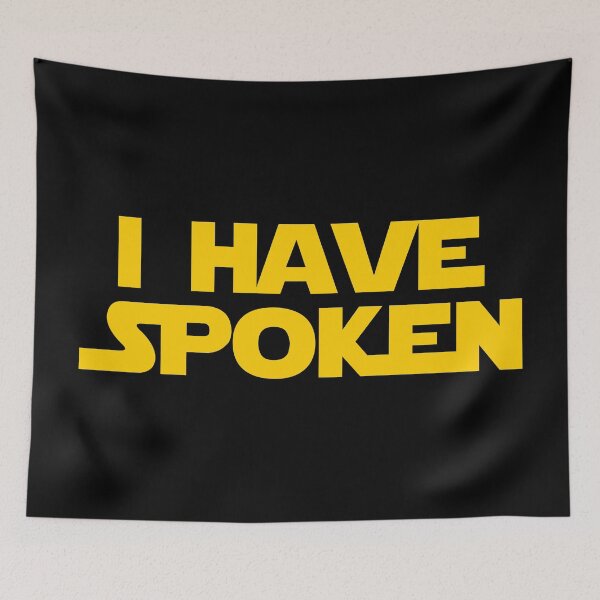 Item preview, I Have Spoken Funny Space Western Sci Fi Typology designed and sold by Singhe Design.