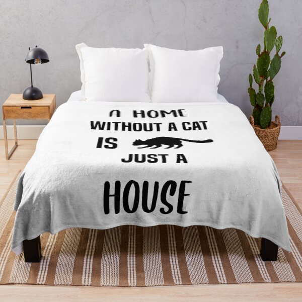 Item preview, A home without a cat is just a house , cat lover , funny cat , cute cat designed and sold by Dkh Fashion.