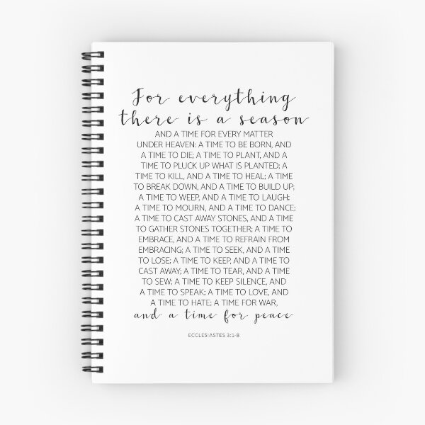 Item preview, For everything there is a season, Ecclesiastes 3:1-8 designed and sold by aenaonartwork.
