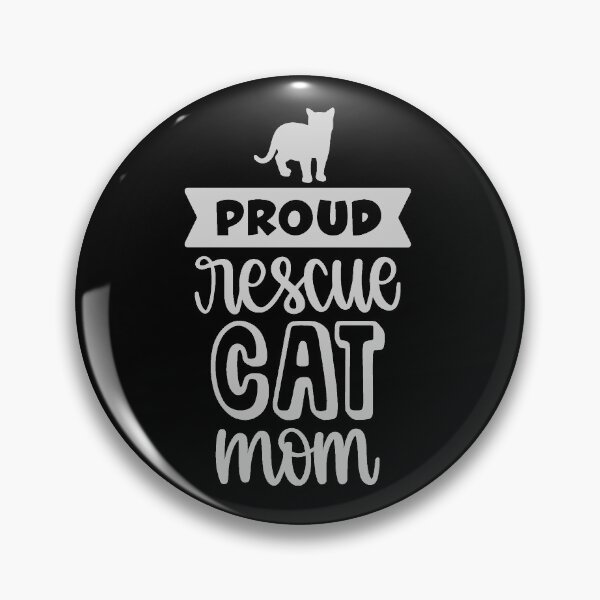 Item preview, Proud Rescue Cat Mom designed and sold by adametzb.
