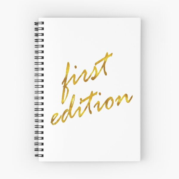 Item preview, First Edition Gold Faux Foil Metallic Glitter Inspirational Quote  designed and sold by SilverSpiral.