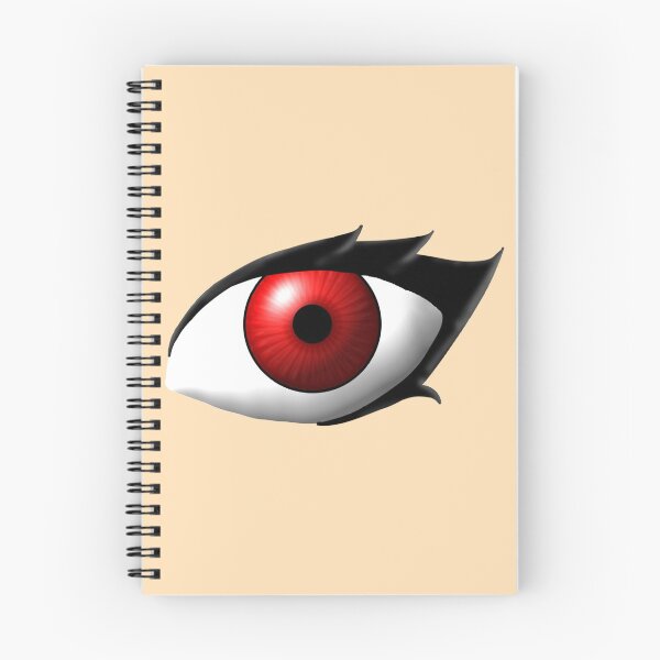 Item preview, Red Anime Style Eye (Light Skin Tone) designed and sold by RayRayViolet.