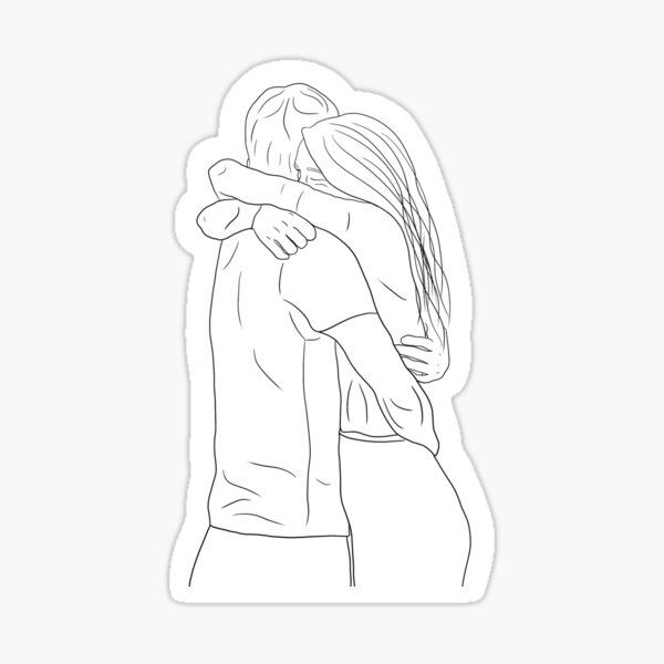 Hold Me Close Sticker
