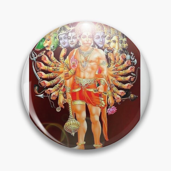 Item preview, 11 face lord hanuman t-shirt | Monkey Lord  designed and sold by KARTICK DUTTA.