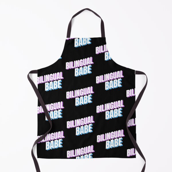Item preview, Bilingual Babe Language Learning Polyglot Design Sticker Shirt Mask designed and sold by moremattie.