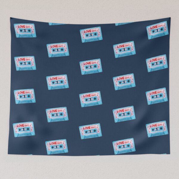 Item preview, Retro Valentine Cassette Tape designed and sold by Alicia Chee.