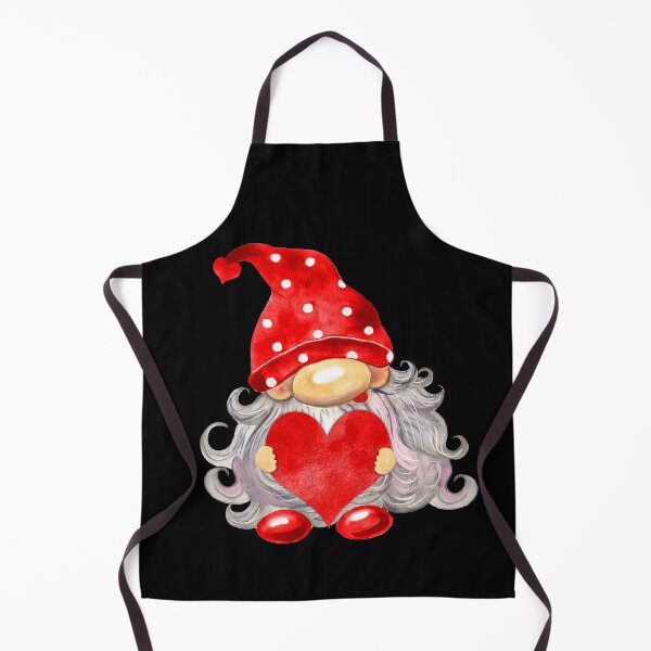 Item preview, Valentines Day Gnome with Heart waiting for Hugs and Love designed and sold by StickerArtwork.