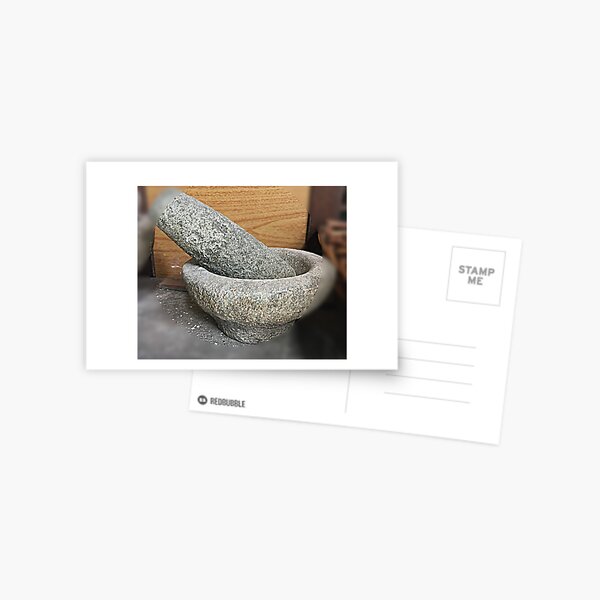 Mortar and pestle Postcard